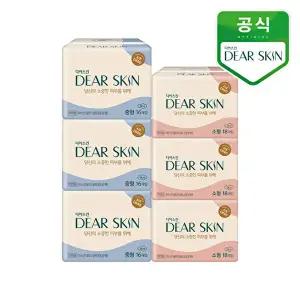 [깨끗한나라]깨끗한나라 생리대 디어스킨 에어엠보 소형 18P 3개 + 중형 16P 3개