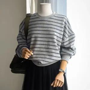 (안나앤모드) modus 스트라이프 참 맨투맨[티셔츠EDY28]