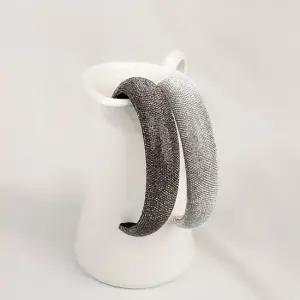 시후주얼리 샤이니 스팽글 볼륨 헤어밴드 HA891Hb 포인트머리띠 스팽글 블링 헤어끈