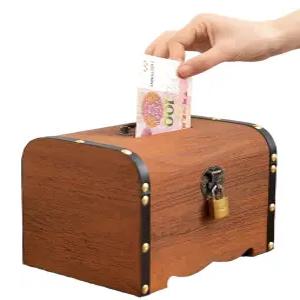 금고형 헌금함 보물상자 카페 소품 인테리어