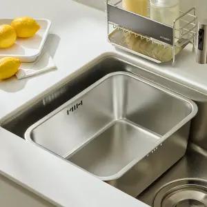 클리어 올스텐 304 사각 설거지통 13L