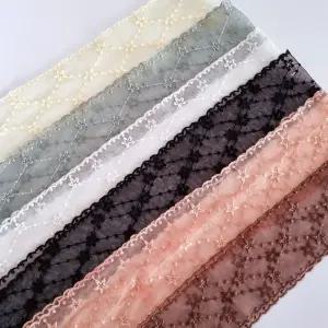 목스카프 여성봄스카프 헤어밴드 스타 목도리 레이스 머플러 펀칭