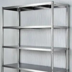 앵글 팬트리 5단 진열대 선반 브라켓 스테인레스 정리대