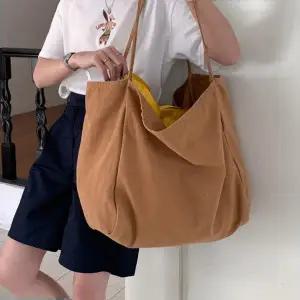 심플 디자인 4컬러 대용량 코튼 무지 에코백 LKB442E