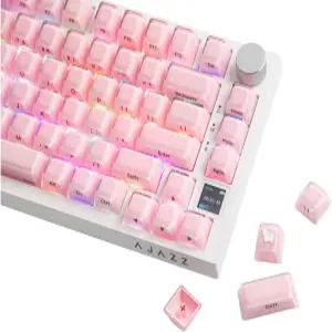 EPOMAKE Lusterfly 젤리 키캡 세트 - 123 키 더블샷 각인 MDA 프로필 ABS+PC 비샤인 스루