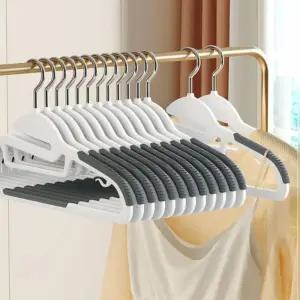 S자 개방형 논슬립 옷걸이 어깨 자국 방지 공간 절약 모던 행거 옷장 정리