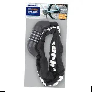 번호자물쇠 코텍 경량 자유번호 안심체인 자전거열쇠