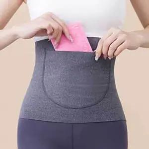 여성용 보온 복대 허리 밴드 배워머 주머니 복부워머 NIq5+5VZO