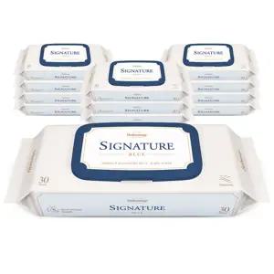 베베숲 시그니처 블루 엠보싱 물티슈 리필형