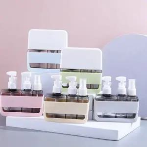 화장품 공병 휴대용 펌프식 스프레이 여행용 화장품 용기 리필용 소분용 투명 개별포장 액체류 다용도 소재