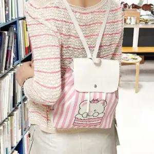 초등학생가방 캐릭터 니트 미니 백팩 귀여운 패턴 미니백 가방