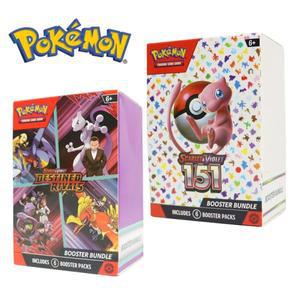 포켓몬 TCG: 스칼렛 바이올렛 151 팀 로켓 데스티니 라이벌즈 부스터 번들 카드 6팩박스