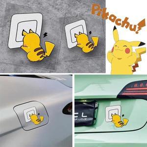 포켓몬 피카추 반사 스티커 만화 애니메이션 자동차 기타 노트북 오토바이 방수 쿨 데칼