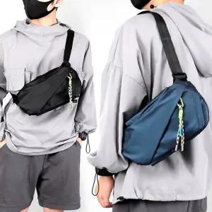 고밀도 남자가방 심플 남성 캐주얼 크로스백 슬링백 나일론백 캐주얼백 바디백