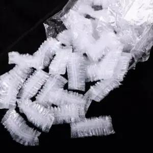 일회용 비닐 귀덮개 방수 이어캡 100개입 염색 이머머프 귀보호 귀마개