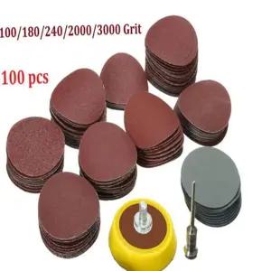 연마 사포 탈착식 버핑 목공용 원형 사포 차량 공구 목재 그라인더 연마재 세로형 부품
