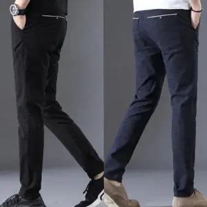 바지 슬림핏 캐주얼 데일리 남성면 바지 활동 팬츠 아웃도어 골프웨어 골프 레저