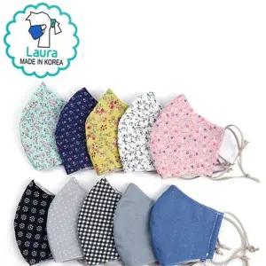 여름용 면 마스크 재사용 데일리 세탁 필터 교체형 마스크 입체 숨쉬기 스트랩 통기성 안면 냉감 활동 야외