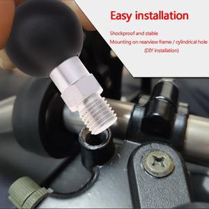볼베이스 M10 X 1.25 수 스레드 마운트 바이크 오토바이 전화 홀더 램 미러 시트 헤드 나사 1 인치