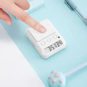 공부 스톱 워치 데스크 수험생 집중력 버튼식 스톱 워치 디지털 타이머 학습용 시계 측정