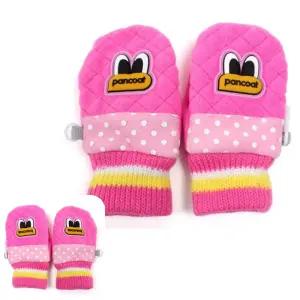 제이커 핑크 팬콧장갑 캐릭터 벙어리 폴라 엄지 팝아이즈 어린이 겨울 유아 4-5세