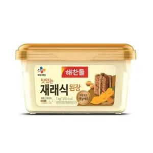 CJ 재래 된장 3키로/된장국/만들기/대용량/전통/업소용/양념/찌개/만능/가정용/맛있는/재래식/구수한/요리