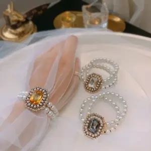 보석 큐빅 머리끈 팔찌 링 쥬얼리 패션잡화 포니테일 곱창밴드 머리고무줄 헤어액세서리