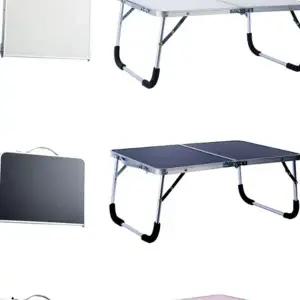 휴대용 캠핑 테이블 알루미늄 경량 차박용 접이식 캠핑 테이블 피크닉 간이 식탁 노트북 mdf 상판 야외