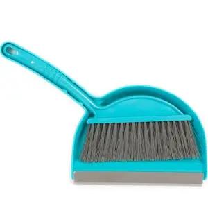 작은 빗자루 다용도 소형 청소 빗자루 쓰레받기 도구 사무실 청소용 용품 간편 보관 틈새 겹침 제거 실내