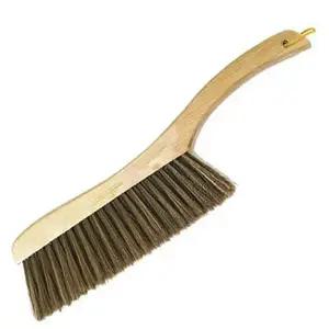 원목 손잡이 방비 핸디 걸이형 미세먼지 돈모 방비 먼지 테이블 브러쉬 청소용 틈새 청소 제거 도구