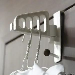 무타공 도어 후크 옷걸이 행거 문틈 걸이 공간활용 현관 욕실 주방 수건 가방