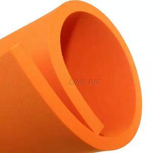 양면테이프 주황색 EVA EPE판 기계칼 고 고무 스펀지매트 마스크 45도 스티커형