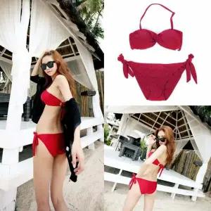 리본 2pcs 비키니