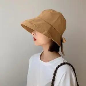 [패션] 버킷햇 벙거지 빅챙 모자 햇빛 자외선 예쁜 리본 차단