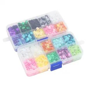 육각 스팽글 비즈 재료 액세서리 DIY 만들기 반짝이 CWW4+6AbV