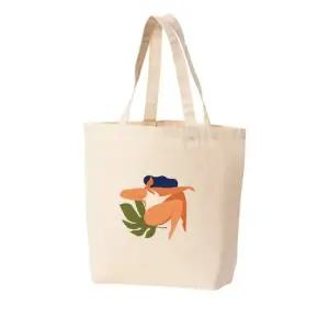 에코백 토트백 썸머의 여인 사랑을 위한 여행을 바닷가로 그림 다양한 사이즈