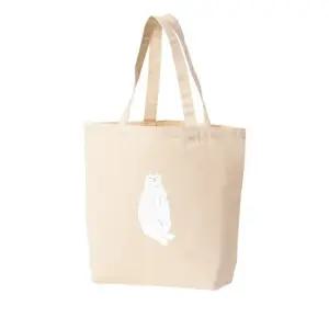에코백 토트백 흰고양이 애완묘 고양이가 돼지가 웃는 야옹 그림 다양한 사이즈