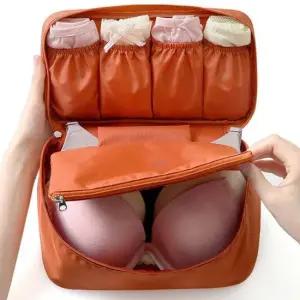 여행 출장 캠핑 속옷 분리수납 사각 파우치 휴대용 속옷파우치 속옷보관 수납가방세트