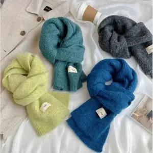 울니트머플러 골지목도리 가을 6컬러 egg 솔리드 겨울 울머플러 울목도리 단색머플러