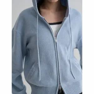 [에잇세컨즈] 셋업 후드 집업카디건  스카이 블루 (35625ACC4Q)