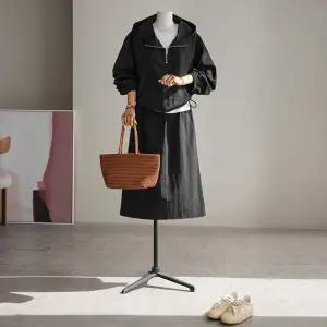 (안나앤플러스) 바스락 반집업 스커트 세트[세트ED211] 빅사이즈