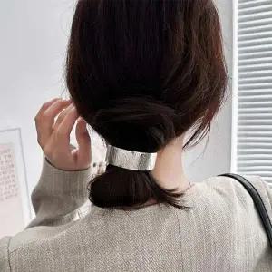 빗살 674HKA69 자동핀 무늬 편한 테일 머리 이중