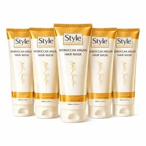 모로칸 아르간 헤어팩 손상모 케어 트리트먼트 200ml 5개