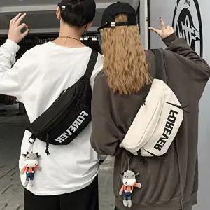 슬링백 남성여성 포켓 외출 소지품 보조가방 슬링백 크로스백