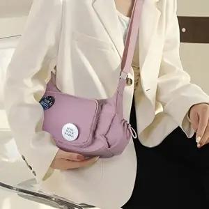 여성숄더가방 지퍼포켓 포인트 여성 숄더백 캐주얼 디자인 가방