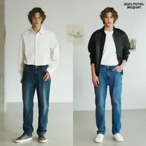 바스키아 26SS 남성 컬러웨이 오버다잉 데님팬츠 1종