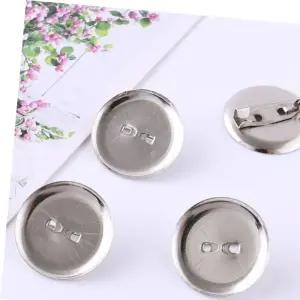 집게핀 원형핀 대용량 1000개입 브로치 코사지 뱃지 리본