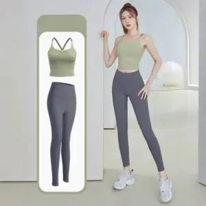 여성 헬스복 세트 필라테스 요가 스포츠 브라 레깅스