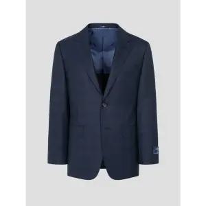 로가디스 COUTURE ZEGNA 울 실크 체크 루즈 핏 수트 세트 네이비 PS00137059R 1154793