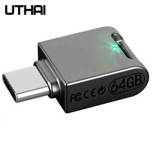 UTHAI C12 -C OTG USB3.0 플래시 드라이브 USB-C 펜 스마트 폰 메모리 미니 소형 Usb 스틱 64G